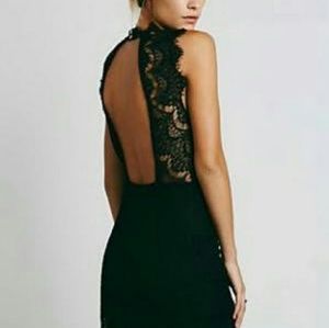 [Free People] black dress